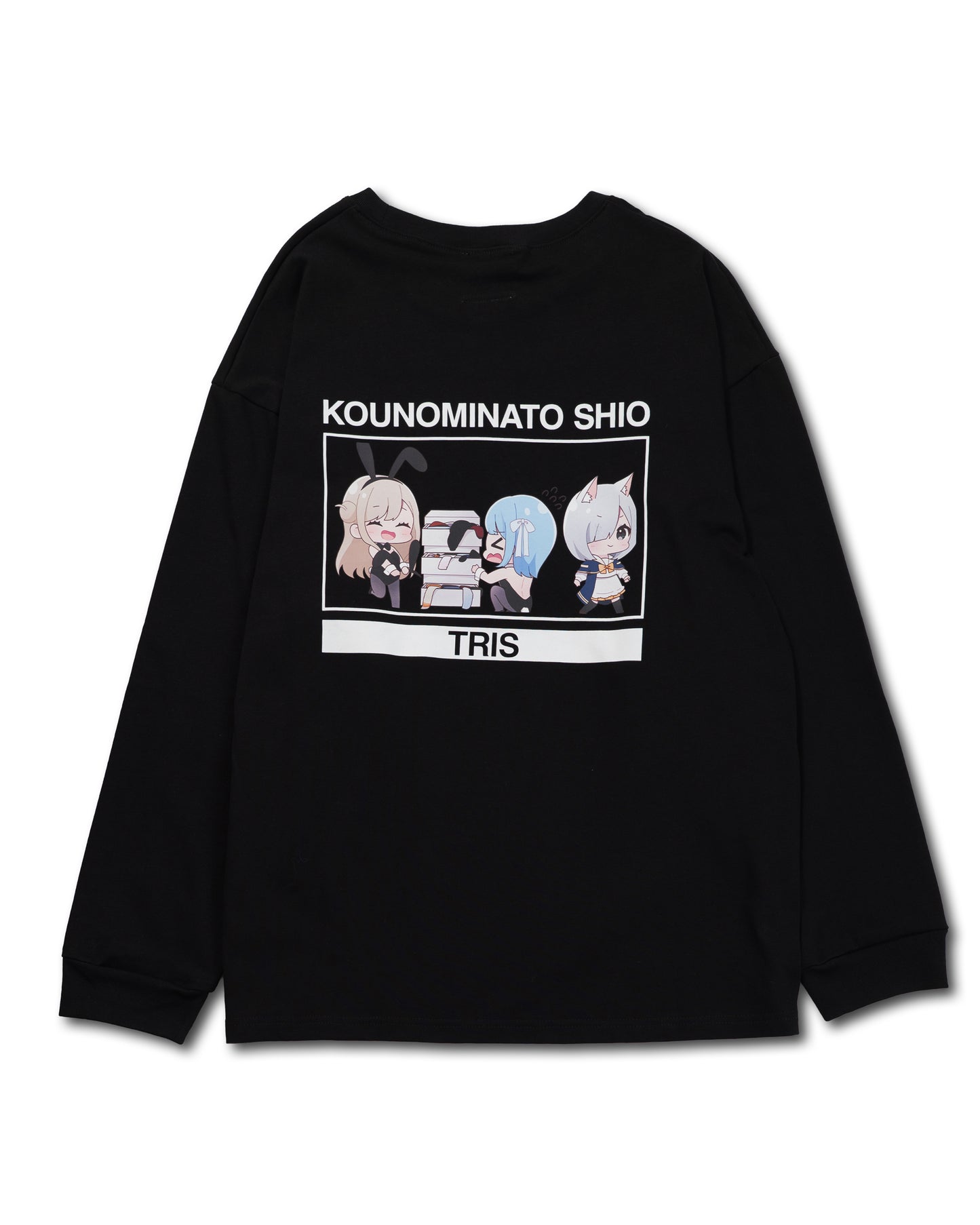 SHIO KOUNOMINATO LONG TEE / BLACK