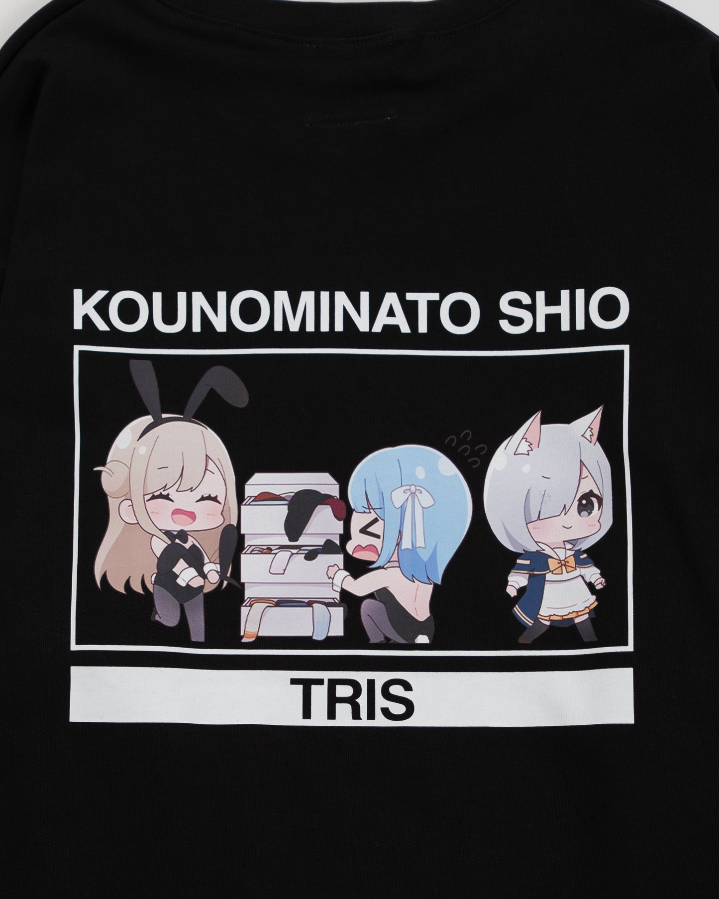 SHIO KOUNOMINATO LONG TEE / BLACK