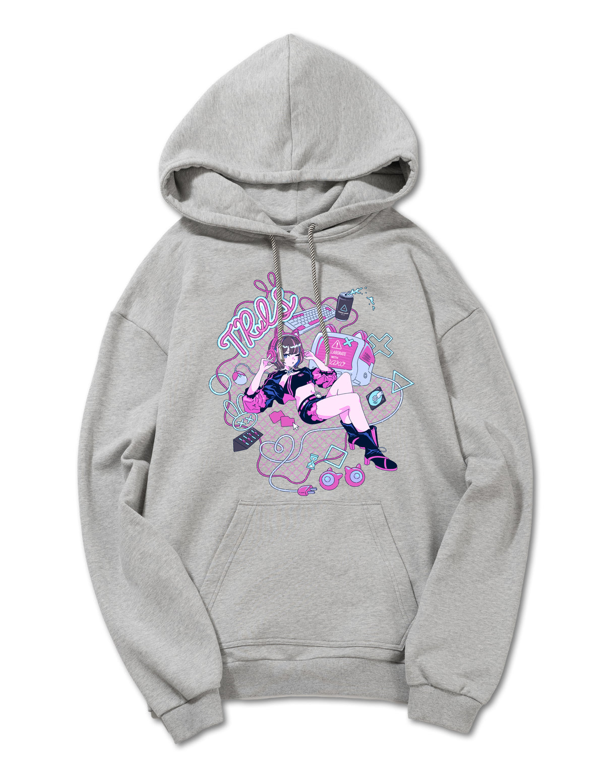 ENAKO HOODIE / GRAY – TRIS
