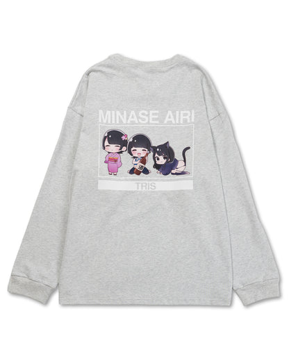AIRI MINASE LONG TEE / GRAY