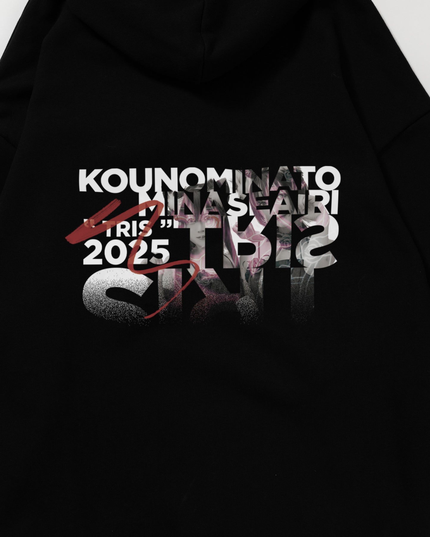 AIRI & SHIO HOODIE / BLACK